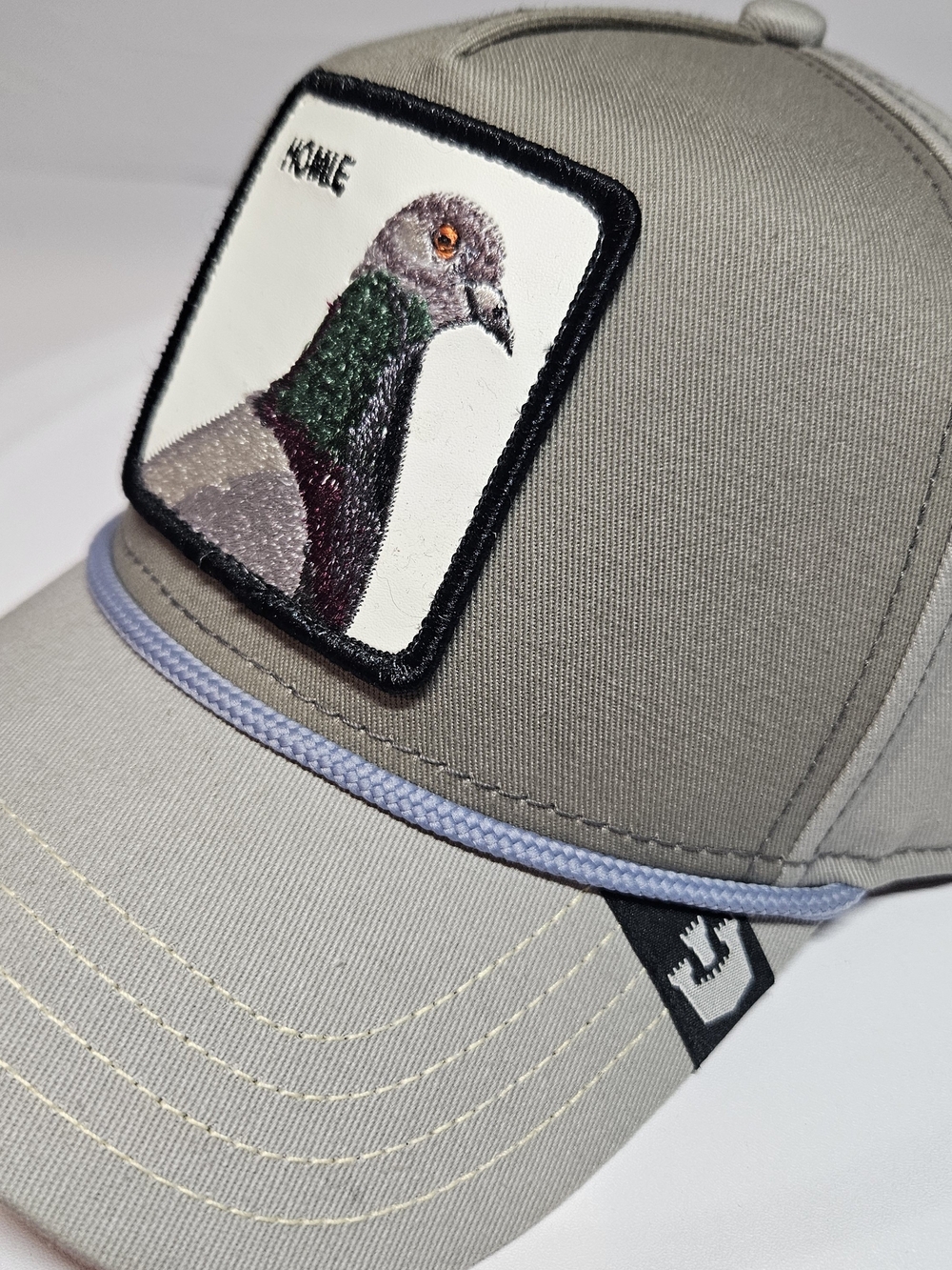 NWT Goorin Bros. The Farm "Homie" Pigeon Trucker Hat Gray Snapback